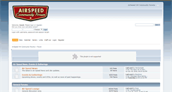 Desktop Screenshot of forums.airspeedparts.com